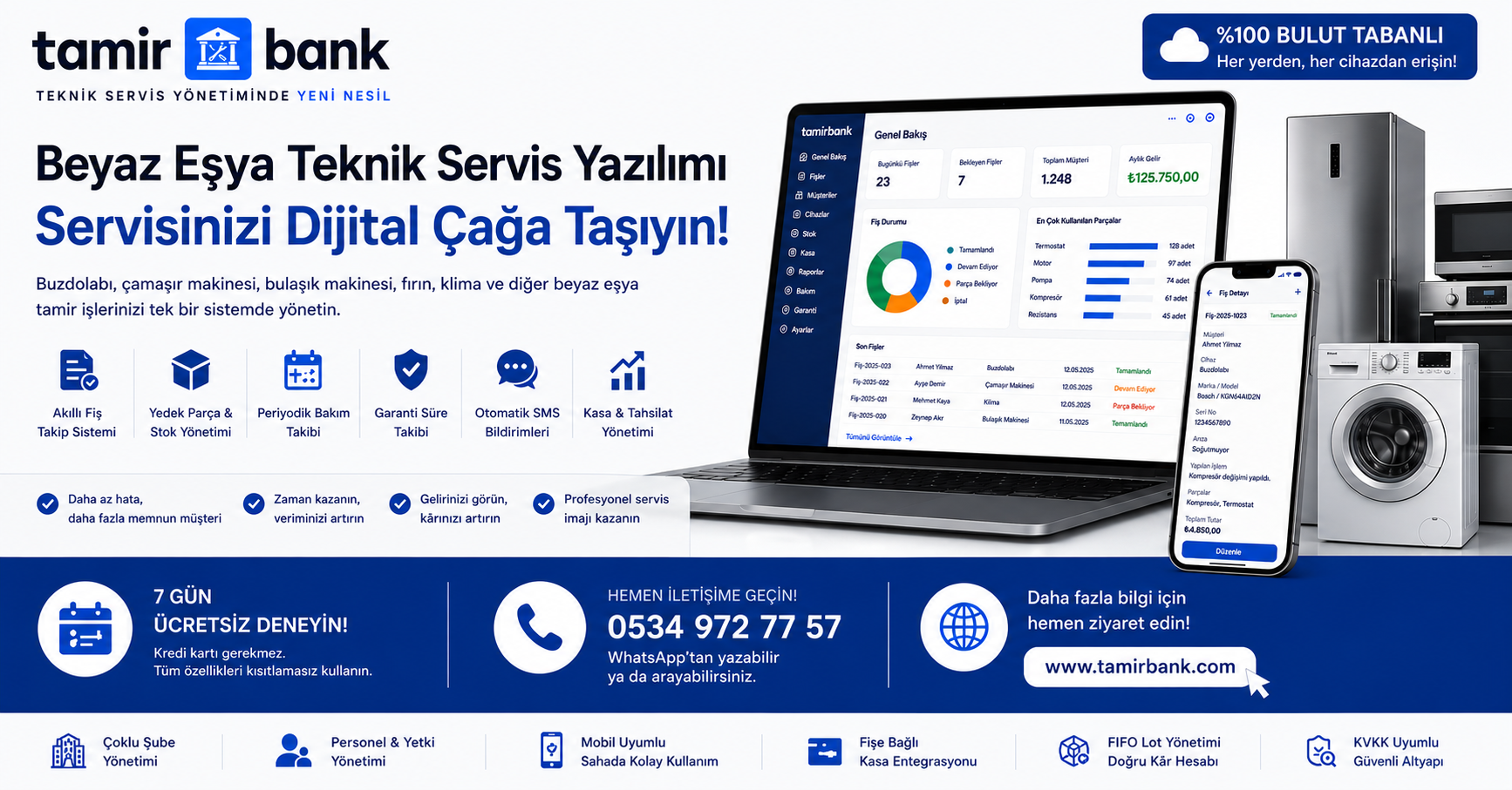 Beyaz Eşya Teknik Servis Yazılımı