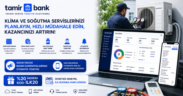 Klima ve Soğutma Sistemleri Servisleri İçin Teknik Servis Yönetim Yazılımı
